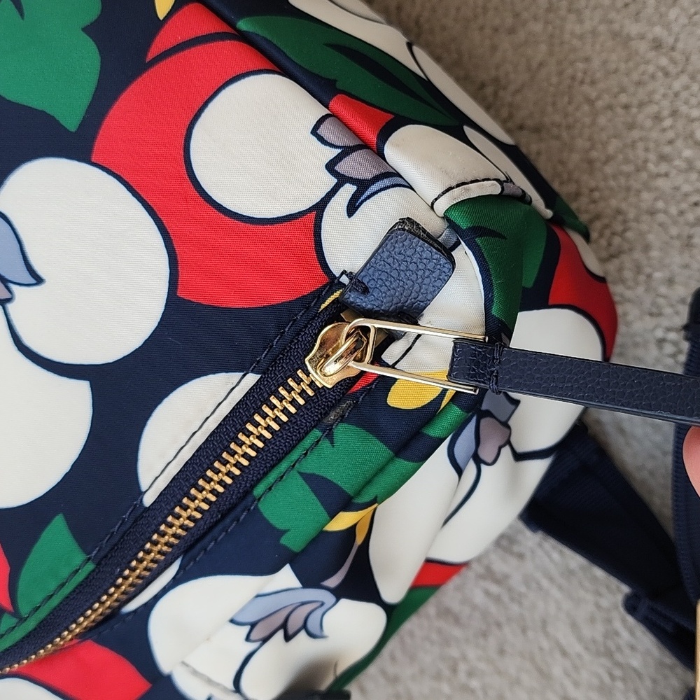 Kate Spade Multicolor Floral Backpack - Red, Green, Blue - Picture 12 of 16